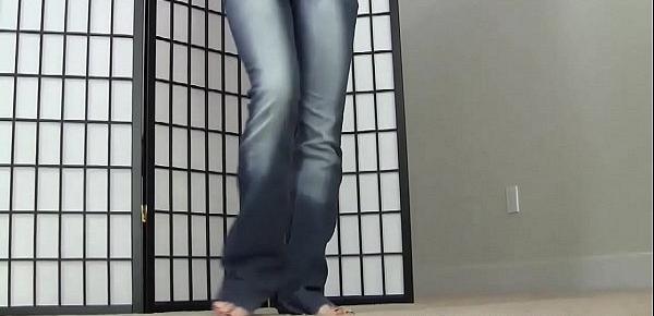  Stroke out a hot load while I model me jeans for you JOI